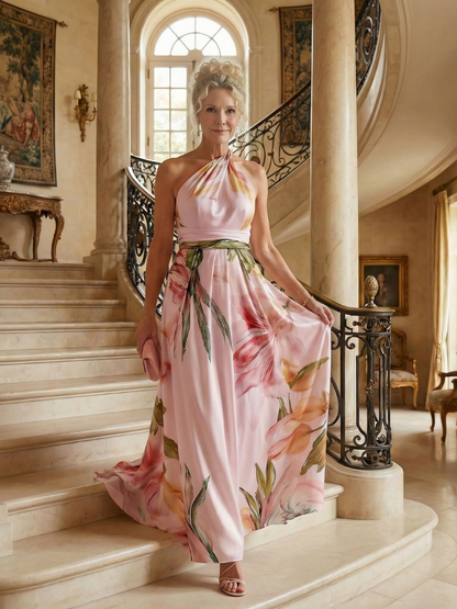 Emilia | Sukienka Maxi Kwiatowa