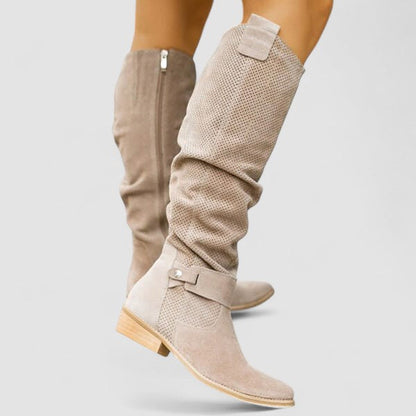 Georgiana | Miękkie Kozaki Kowbojskie za Kolano