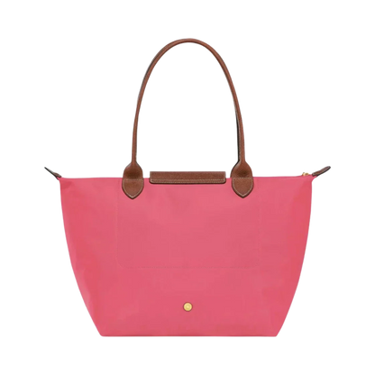 Longchamp – Duża torba Le Pliage | koralowo-czerwona