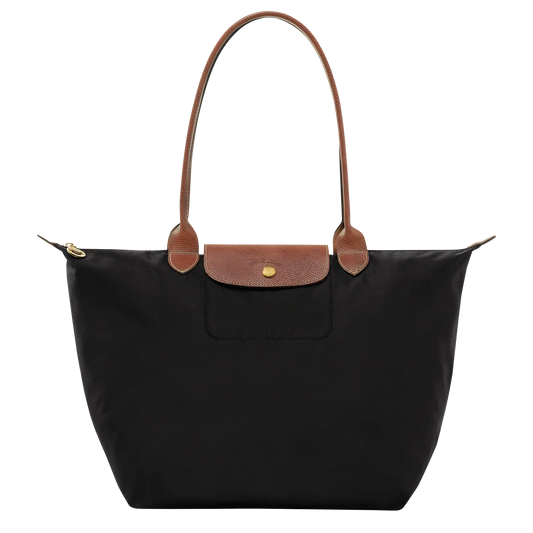 Longchamp – Duża torba Le Pliage | czarna