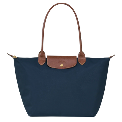 Longchamp – Duża torba Le Pliage | granatowa