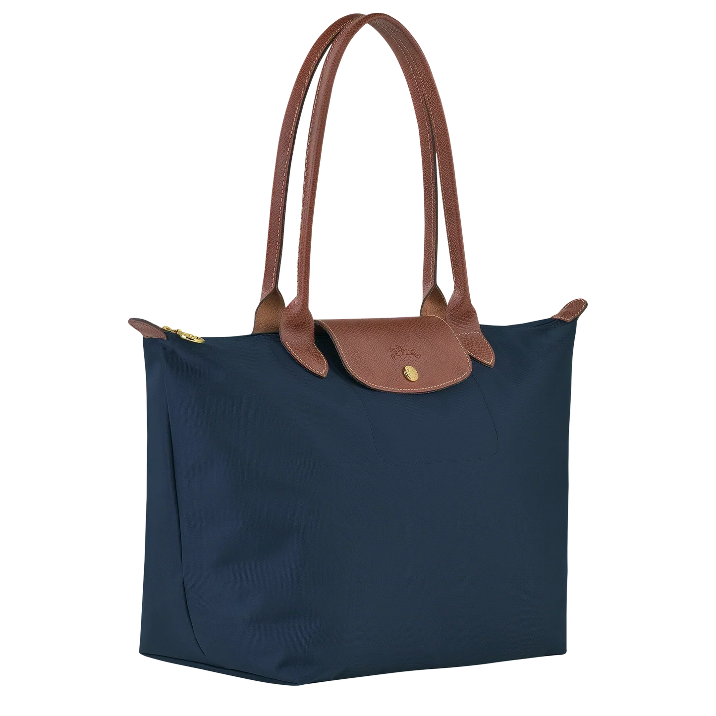 Longchamp – Duża torba Le Pliage | granatowa