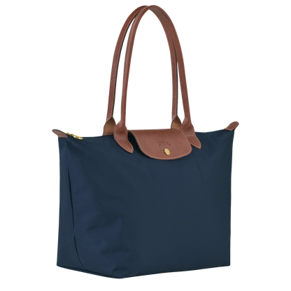 Longchamp – Duża torba Le Pliage | granatowa