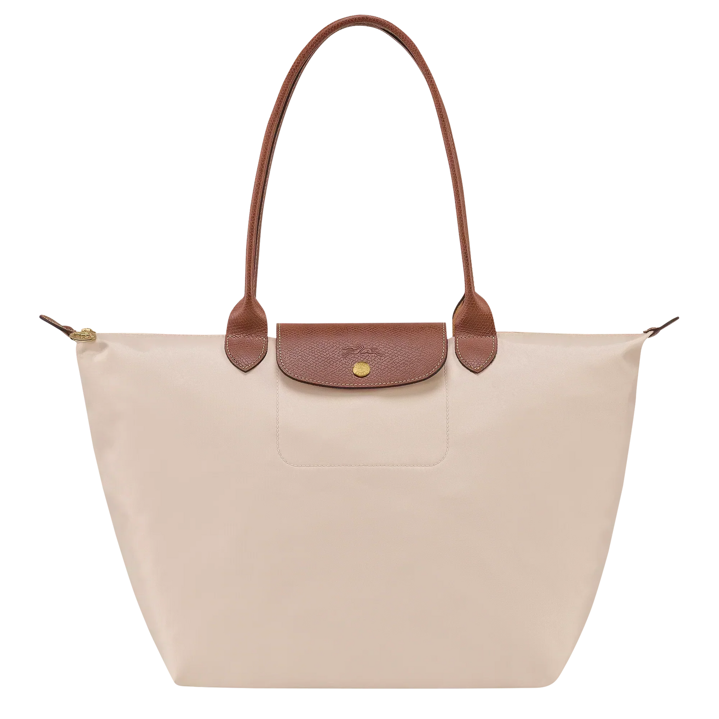 Longchamp – Duża torba Le Pliage | kremowa