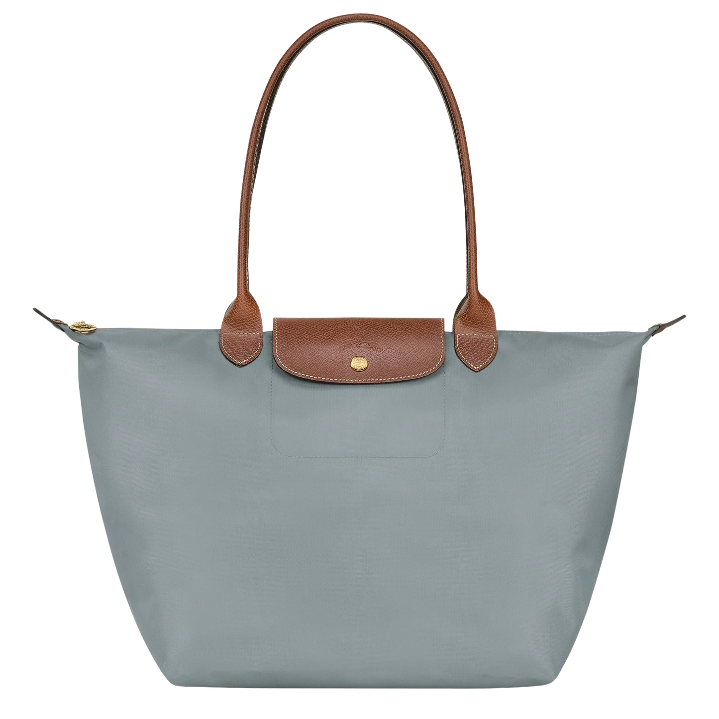 Longchamp – Duża torba Le Pliage | stalowa