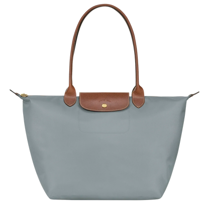 Longchamp – Duża torba Le Pliage | stalowa