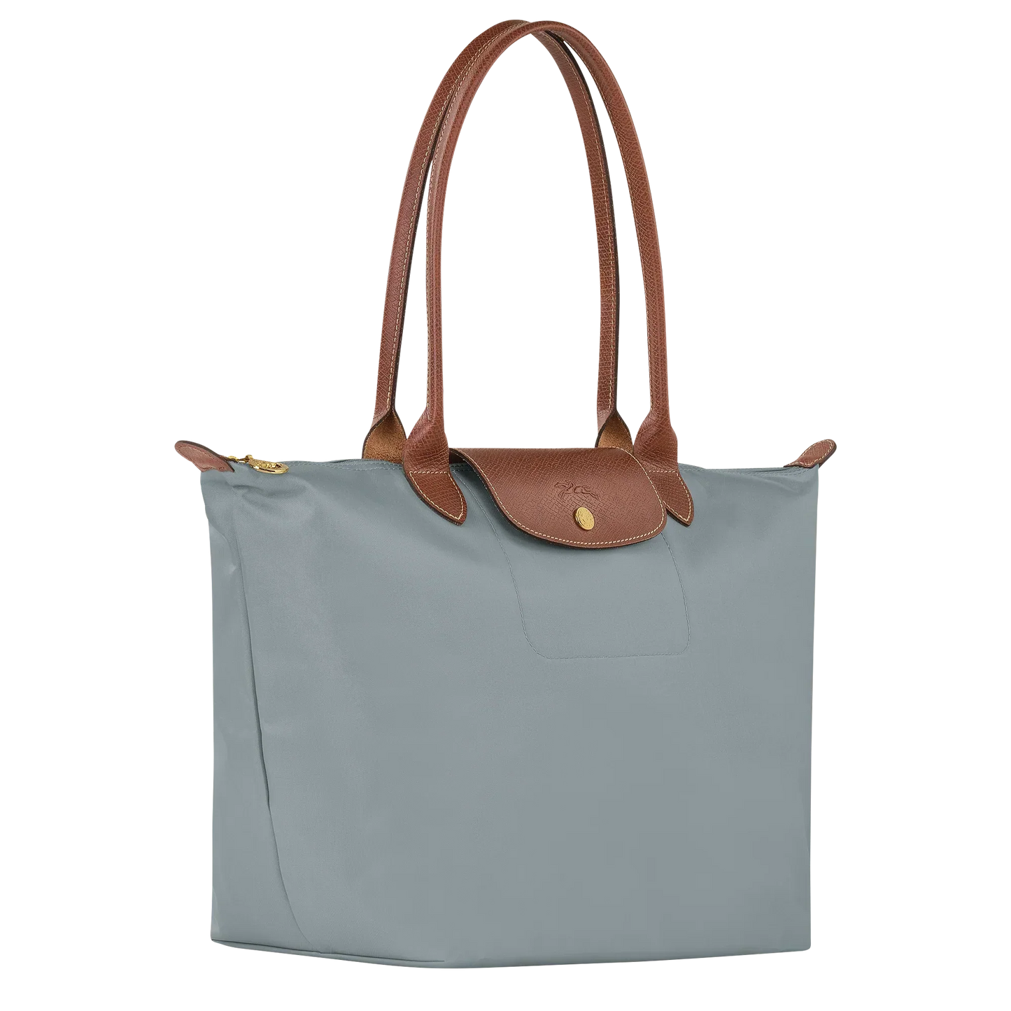 Longchamp – Duża torba Le Pliage | stalowa