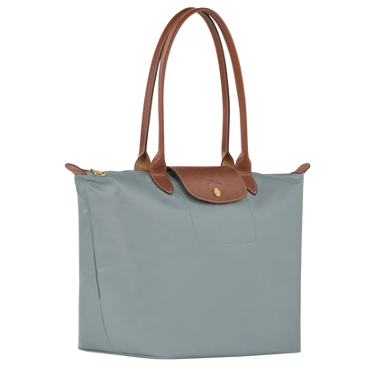 Longchamp – Duża torba Le Pliage | stalowa