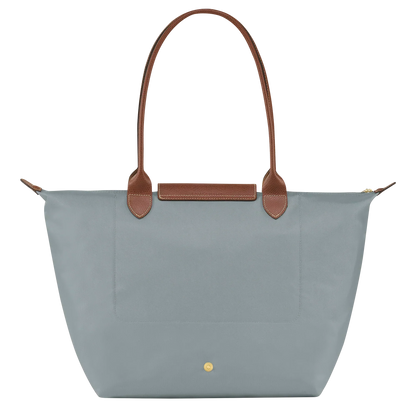 Longchamp – Duża torba Le Pliage | stalowa