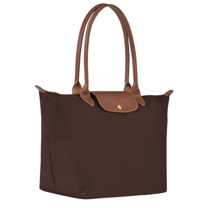 Longchamp – Duża torba Le Pliage | hebanowa