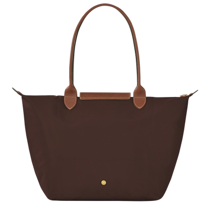 Longchamp – Duża torba Le Pliage | hebanowa