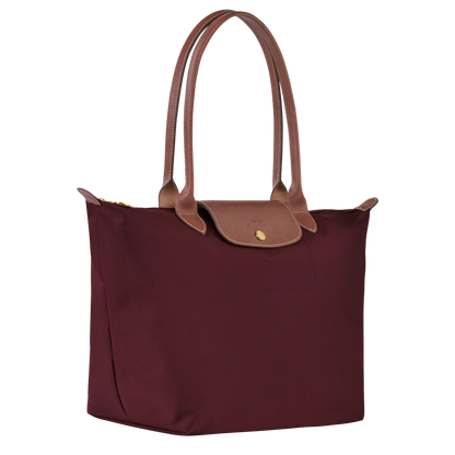 Longchamp – Duża torba Le Pliage | bordowa