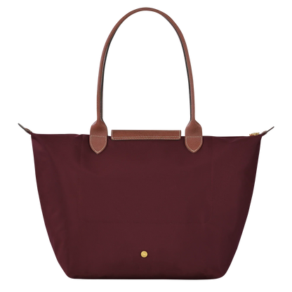 Longchamp – Duża torba Le Pliage | bordowa