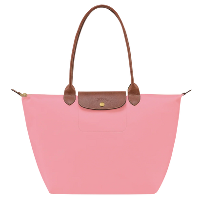 Longchamp – Duża torba Le Pliage | śmietankowa