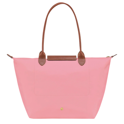 Longchamp – Duża torba Le Pliage | śmietankowa