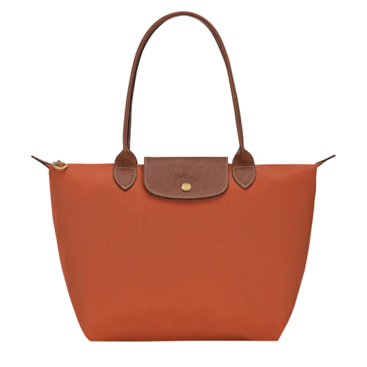 Longchamp – Duża torba Le Pliage | ceglana