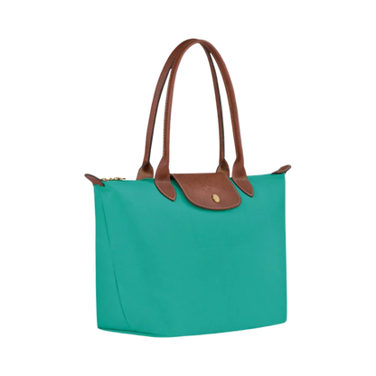 Longchamp – Duża torba Le Pliage | turkusowa