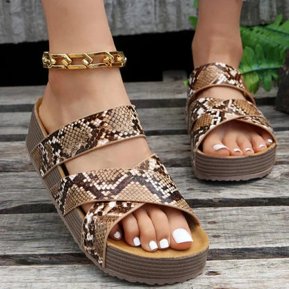 Godzisława – Ortopedyczne skórzane sandały